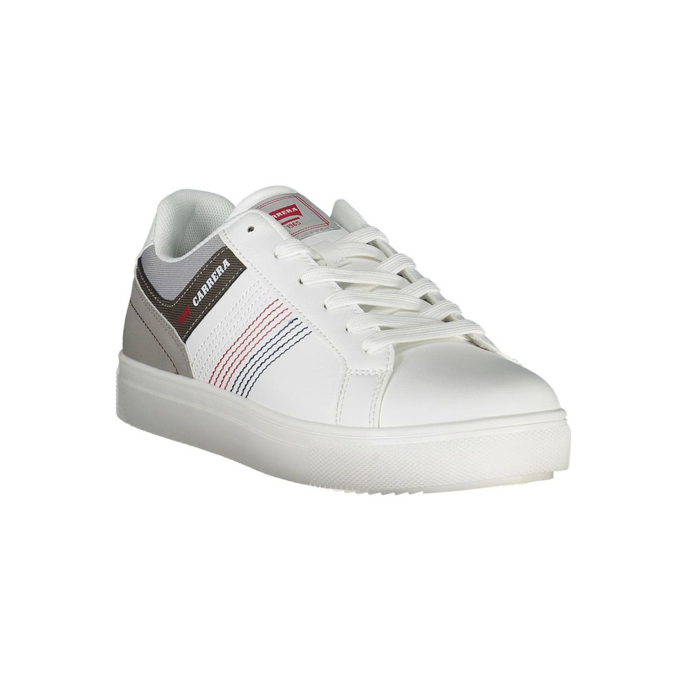 Carrera Weißes Eco Leder Herren Sneaker