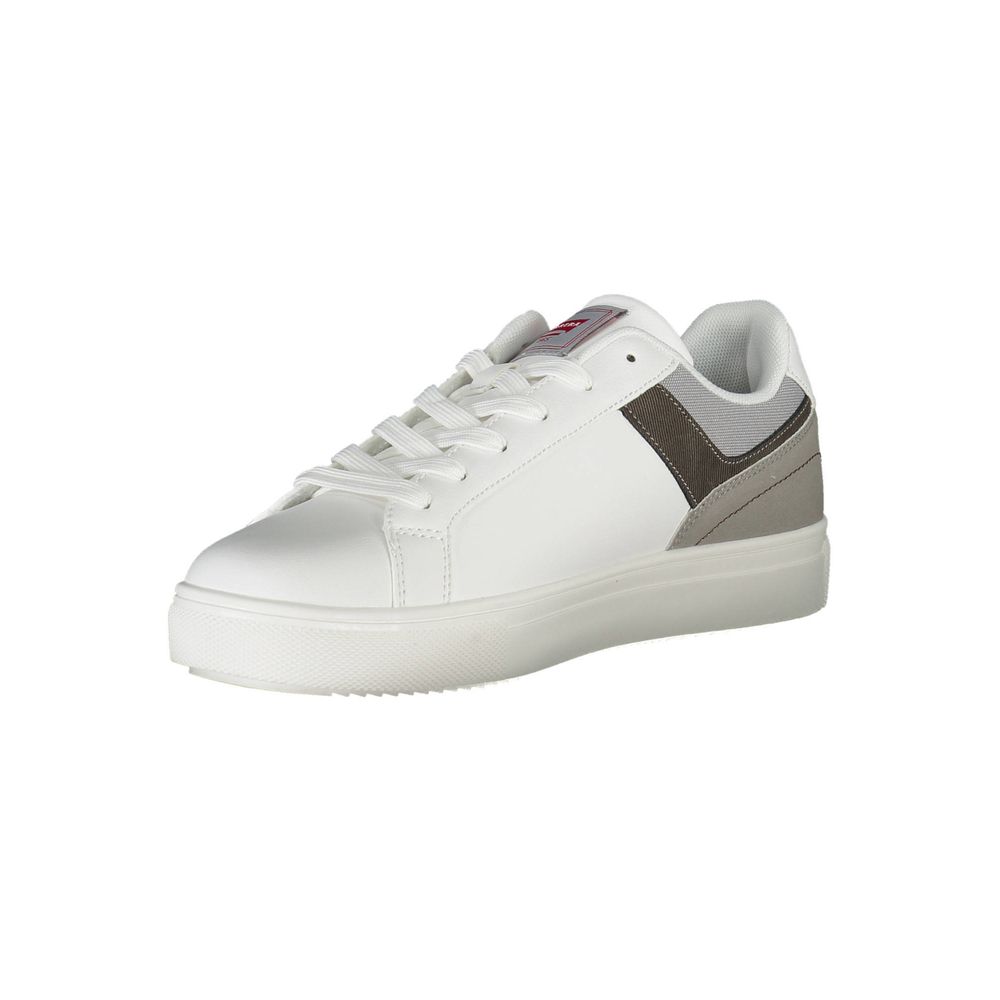 Carrera Weißes Eco Leder Herren Sneaker