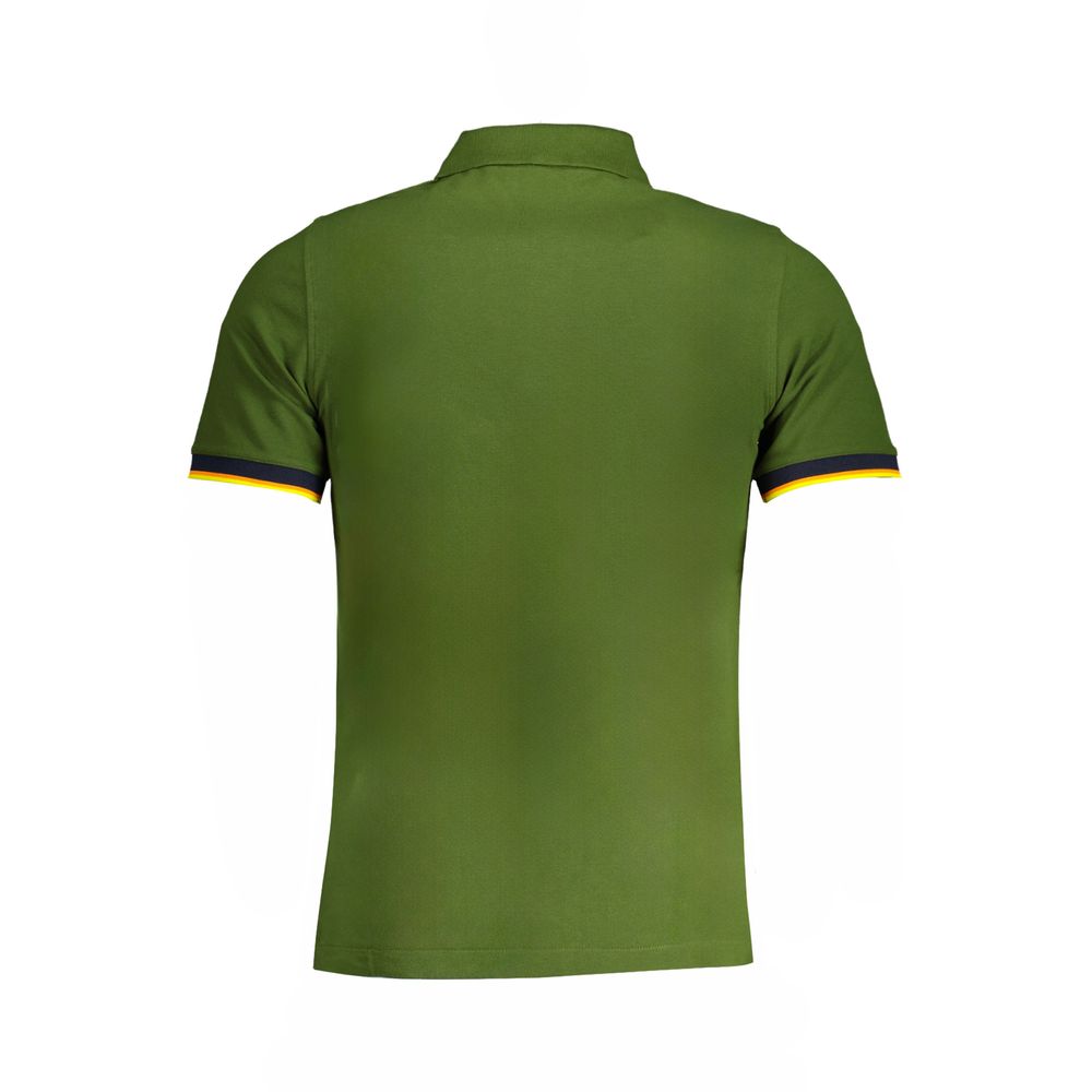 K-WAY Grünes Baumwoll-Poloshirt