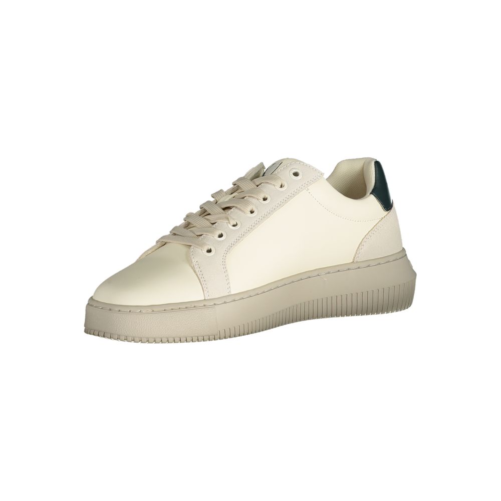 Calvin Klein Sneaker aus weißem Polyester