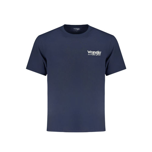 Wrangler T-Shirt aus blauer Baumwolle