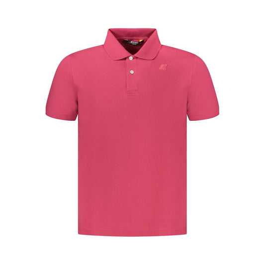 K-WAY Rosa Baumwoll-Poloshirt für Männer