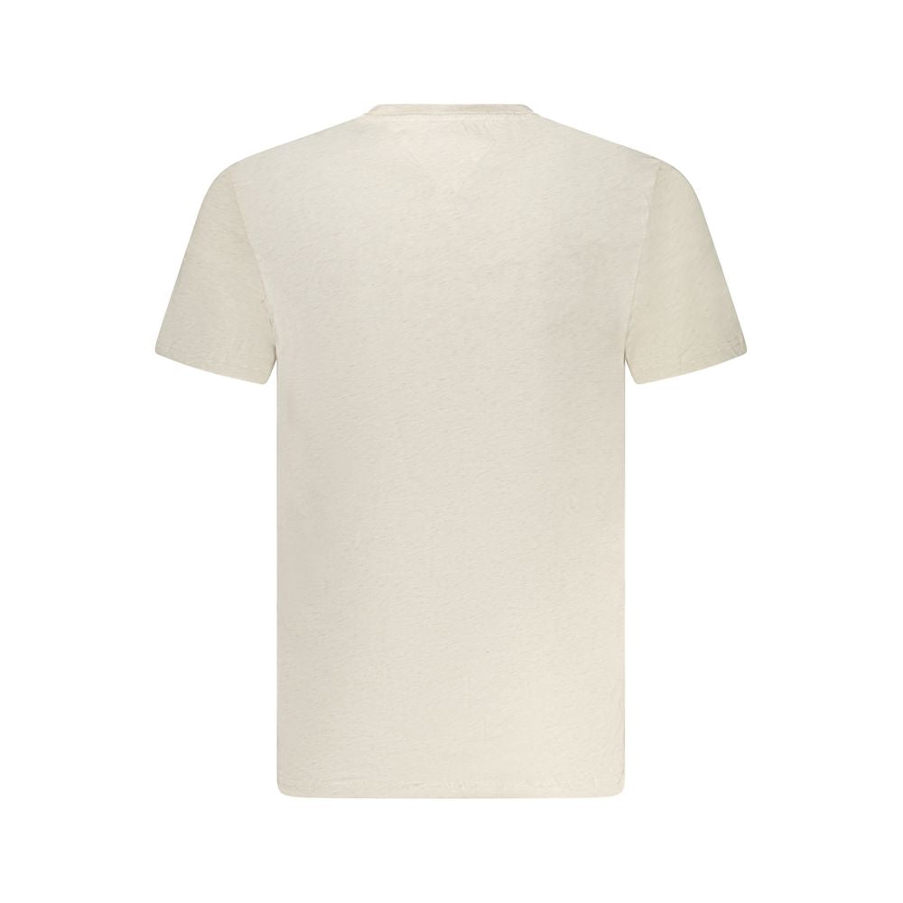 Tommy Hilfiger Beige Baumwolle Männer T-Shirt