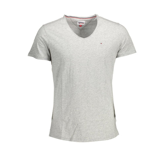 Tommy Hilfiger Graues Polyester Herren T-Shirt