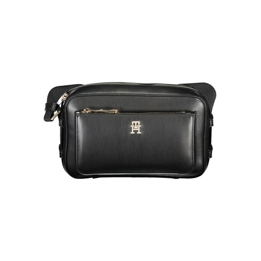 Tommy Hilfiger Schwarze Polyethylen-Handtasche