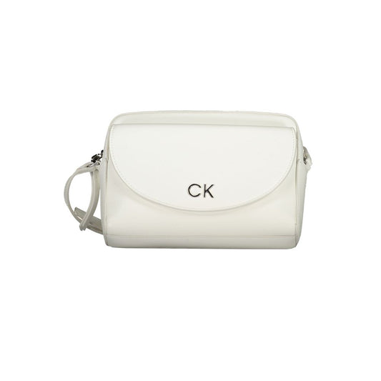 Calvin Klein Handtasche aus weißem Polyethylen