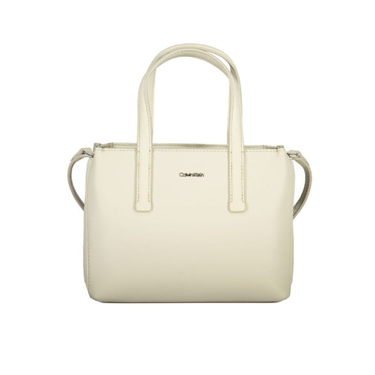 Calvin Klein Beige Polyester Handtasche