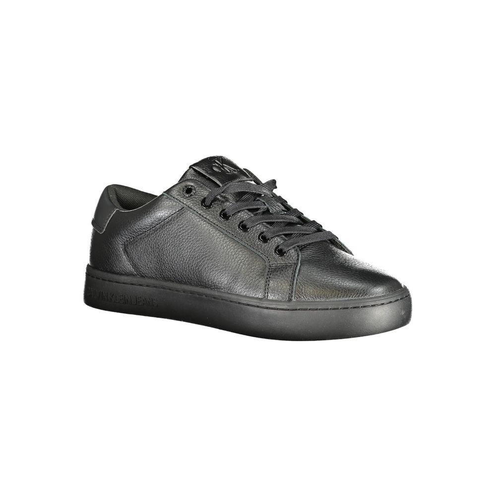 Calvin Klein Schwarzes Polyethylen Herren Sneaker