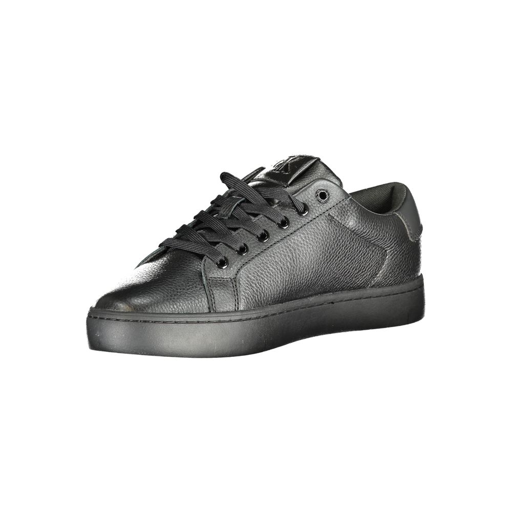 Calvin Klein Schwarzes Polyethylen Herren Sneaker