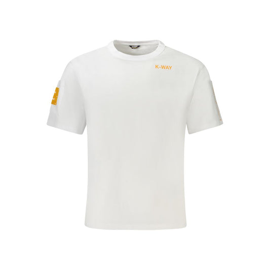 K-WAY Weißes Baumwolle Männer T-Shirt