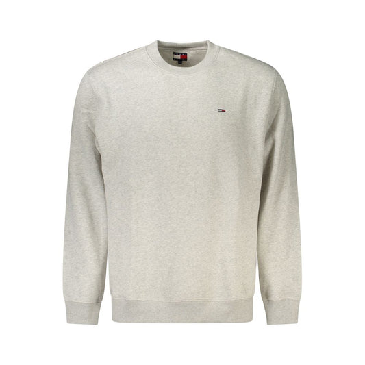 Tommy Hilfiger Grauer Baumwollpullover für Männer