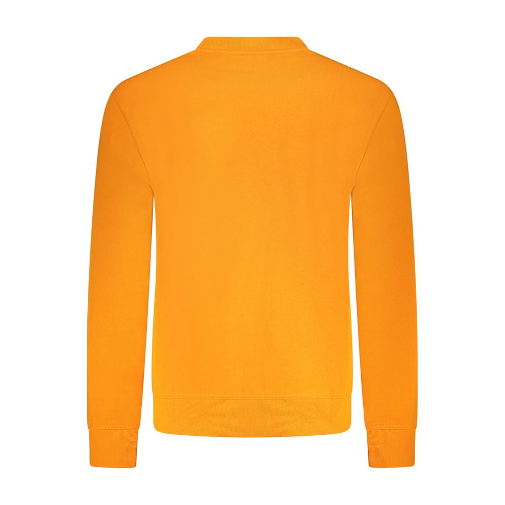 Hugo Boss Orangefarbener Baumwollpullover