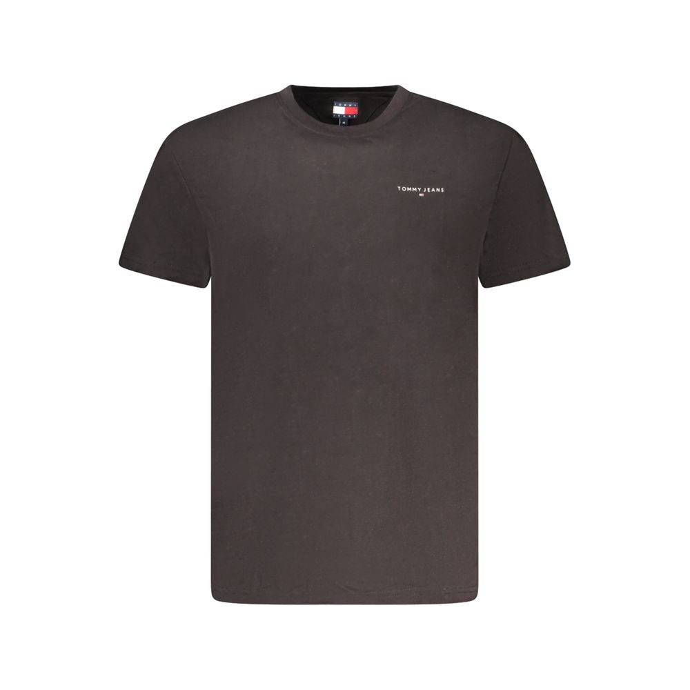 Tommy Hilfiger Schwarzes Baumwolle Männer T-Shirt