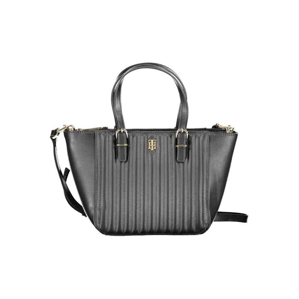 Tommy Hilfiger Schwarz Polyethylen Frauen Handtasche