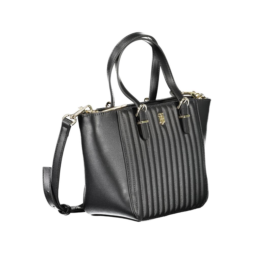 Tommy Hilfiger Schwarz Polyethylen Frauen Handtasche