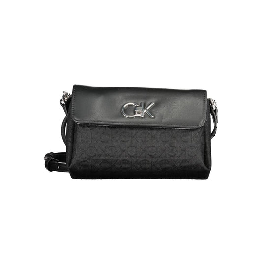 Calvin Klein Schwarze Polyester Handtasche