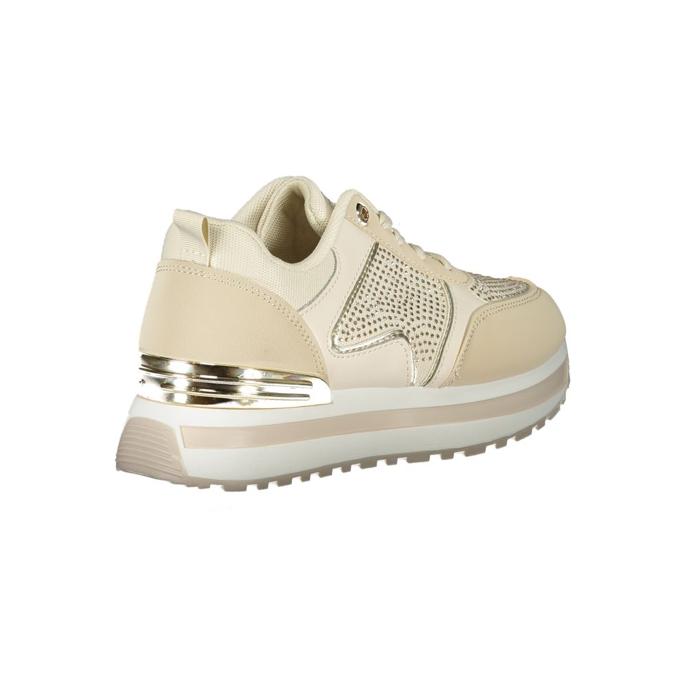 Laura Biagiotti Beige Polyester Damen Sneaker