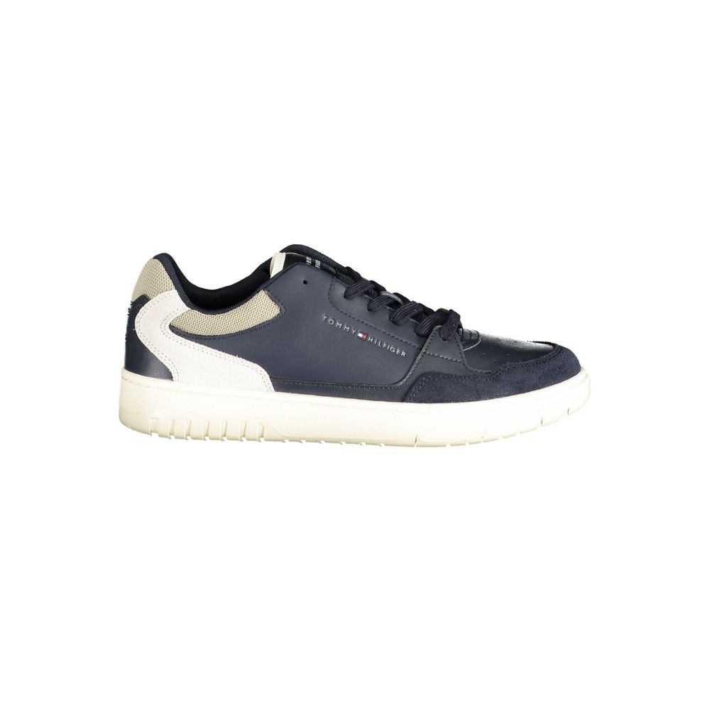 Tommy Hilfiger Blaue Polyethylen Herren Sneaker