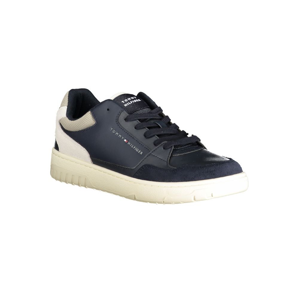 Tommy Hilfiger Blaue Polyethylen Herren Sneaker