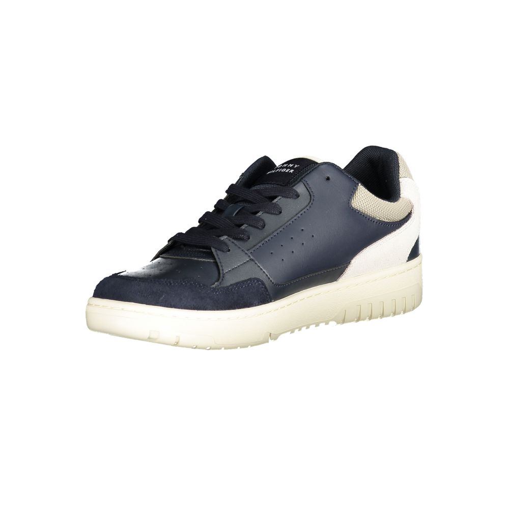 Tommy Hilfiger Blaue Polyethylen Herren Sneaker