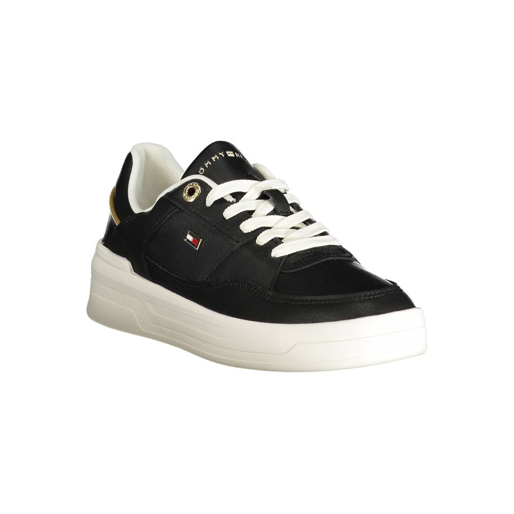 Tommy Hilfiger Schwarzer Polyethylen Damen Sneaker