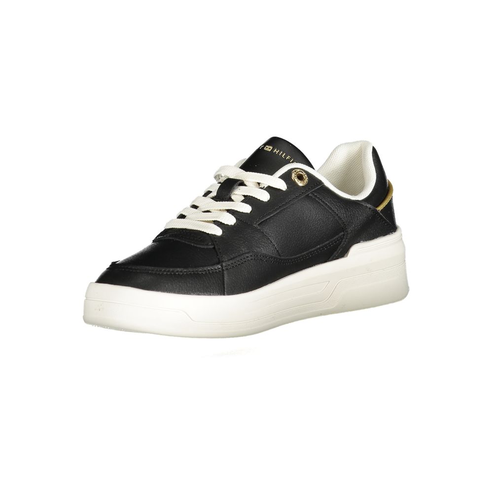 Tommy Hilfiger Schwarzer Polyethylen Damen Sneaker