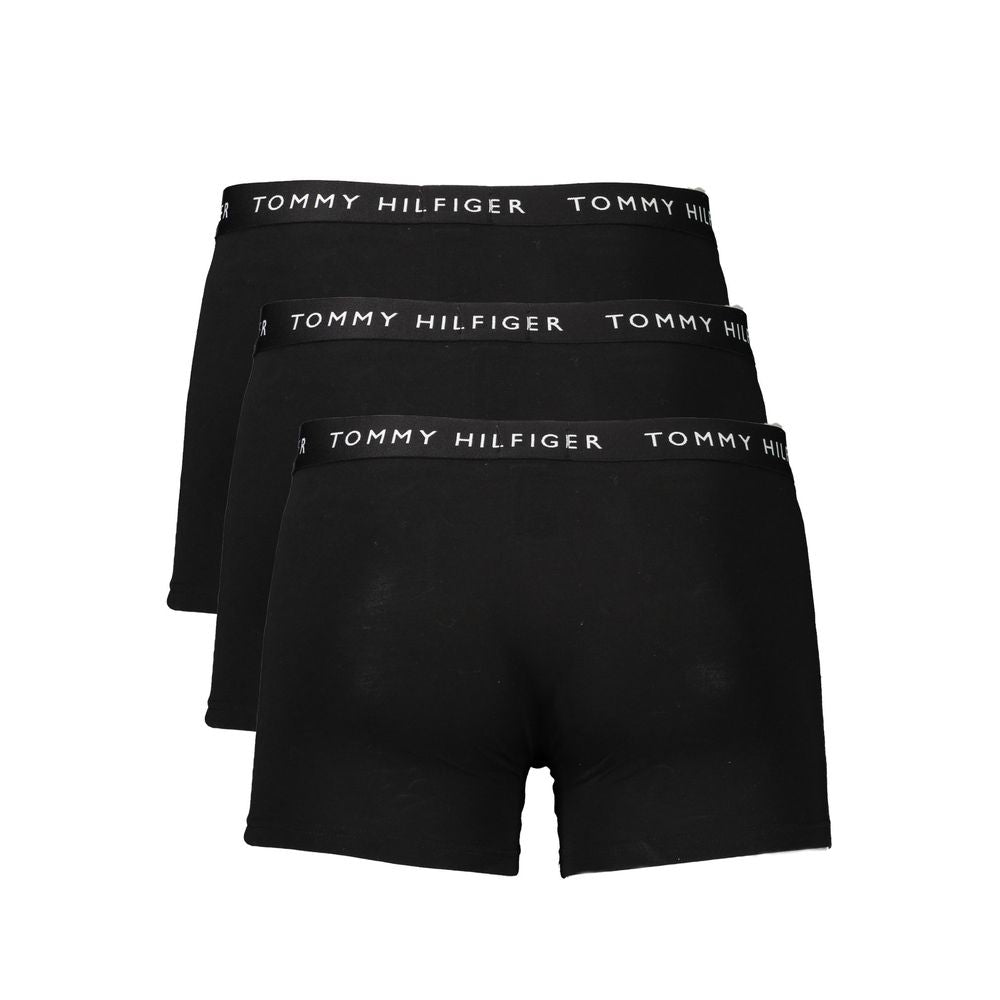 Tommy Hilfiger Schwarz Baumwolle Männer Boxer