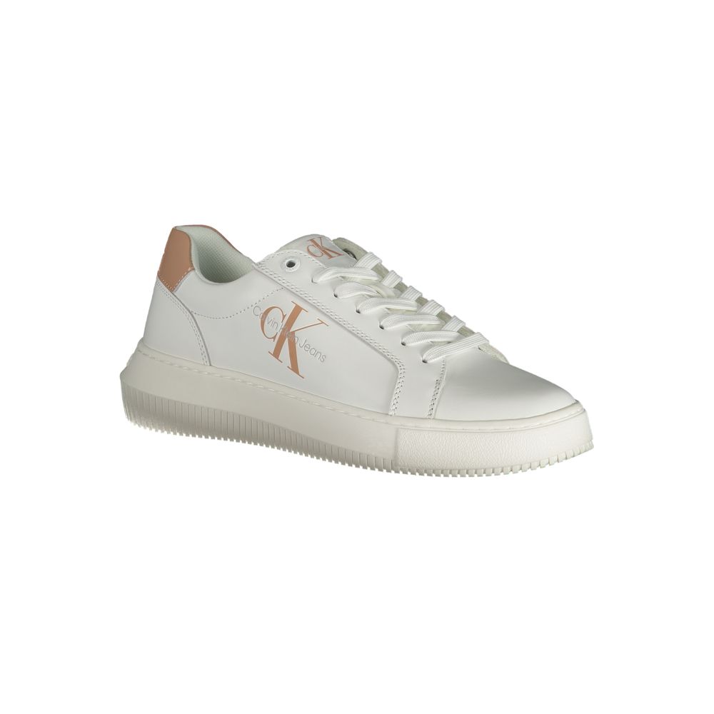 Calvin Klein Weißes Leder Damen Sneaker