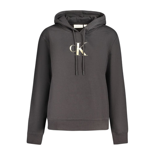 Calvin Klein Schwarzer Baumwollpullover für Frauen