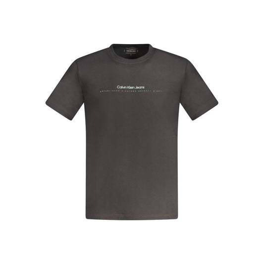 Calvin Klein Schwarzes Baumwolle Männer T-Shirt