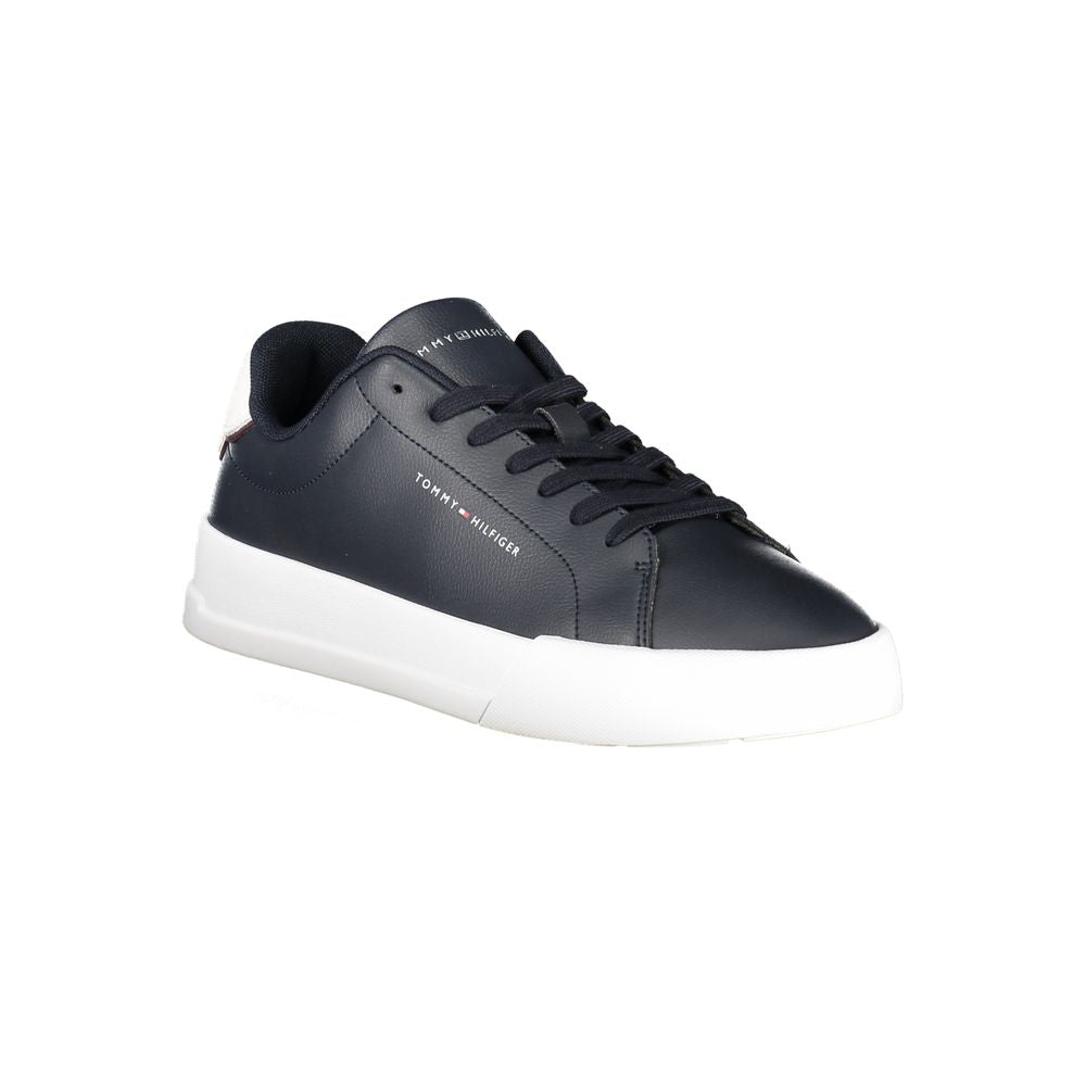 Tommy Hilfiger Blaue Leder Herren Sneaker