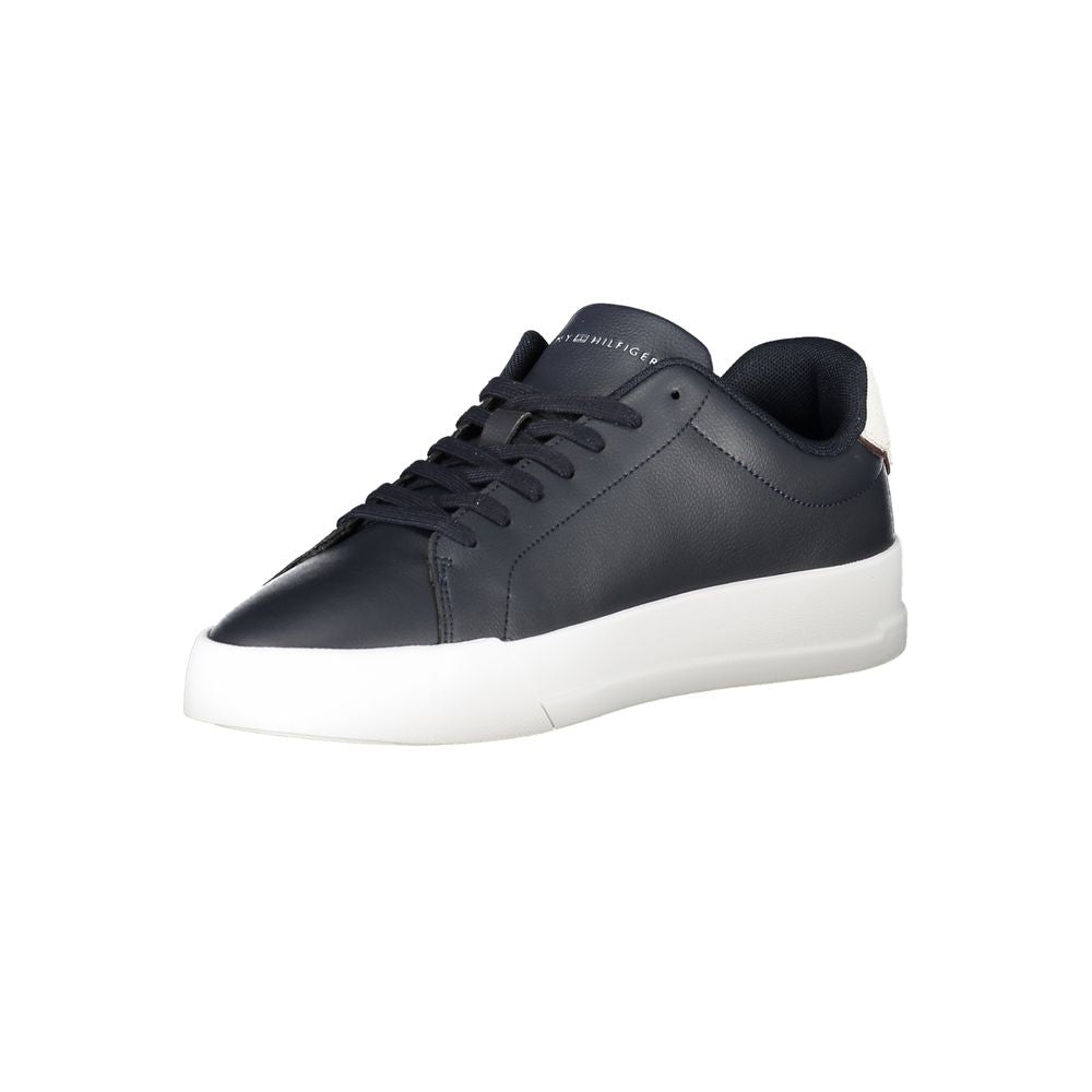 Tommy Hilfiger Blaue Leder Herren Sneaker