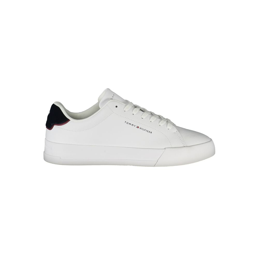 Tommy Hilfiger Weißes Polyethylen Herren Sneaker