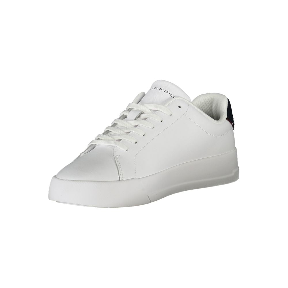 Tommy Hilfiger Weißes Polyethylen Herren Sneaker