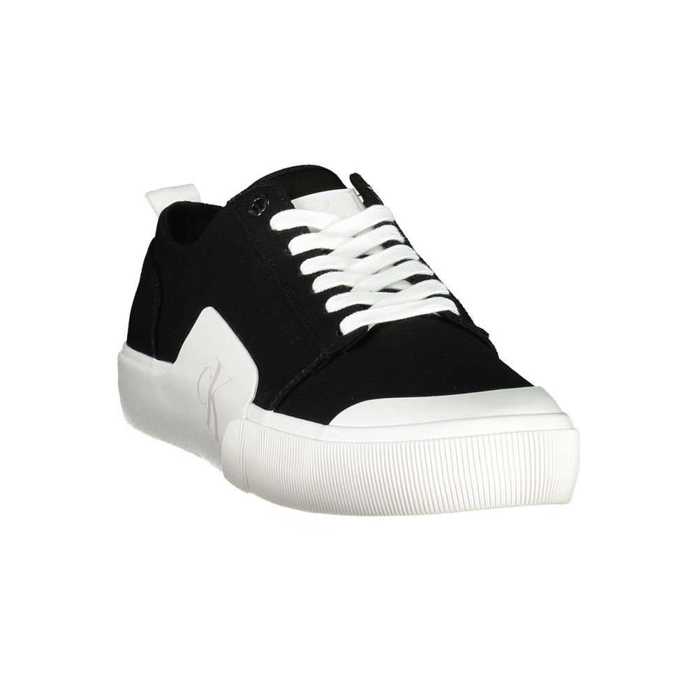 Calvin Klein Schwarz Baumwolle Männer Sneaker