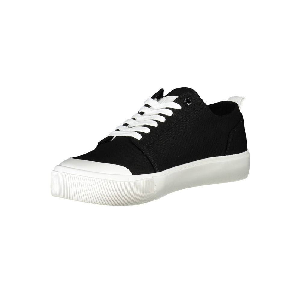 Calvin Klein Schwarz Baumwolle Männer Sneaker