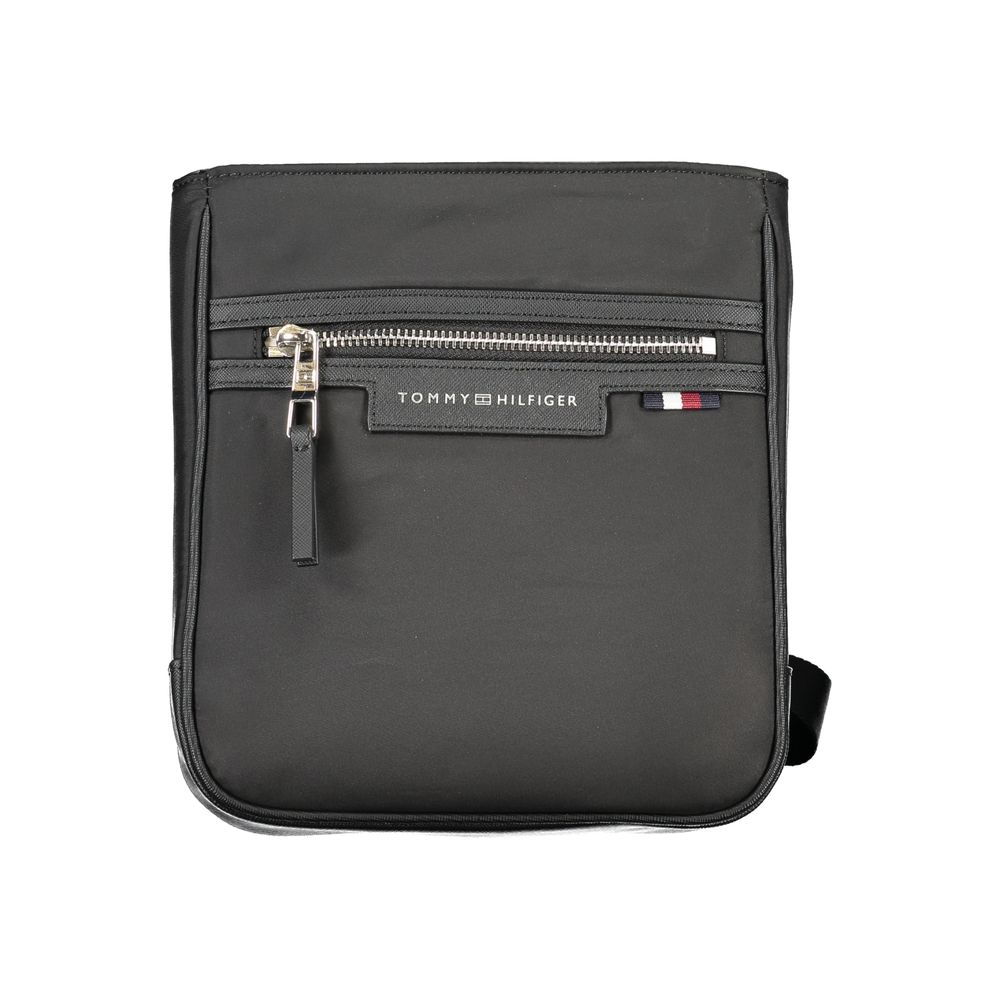 Tommy Hilfiger Schwarze Polyester-Umhängetasche