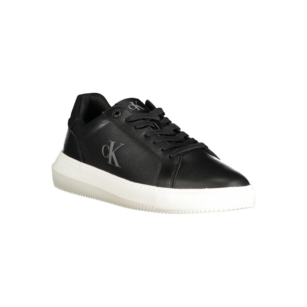 Calvin Klein Schwarzes Polyethylen Herren Sneaker