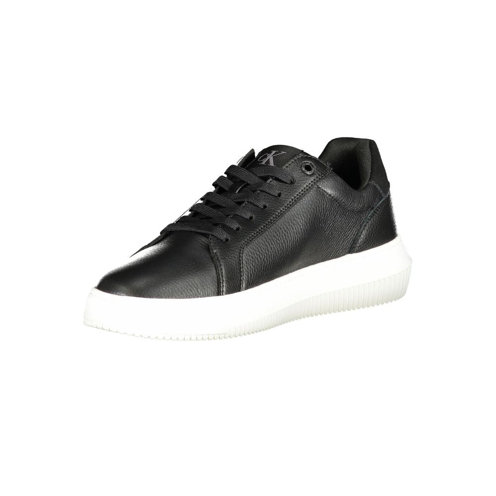 Calvin Klein Schwarzes Polyethylen Herren Sneaker