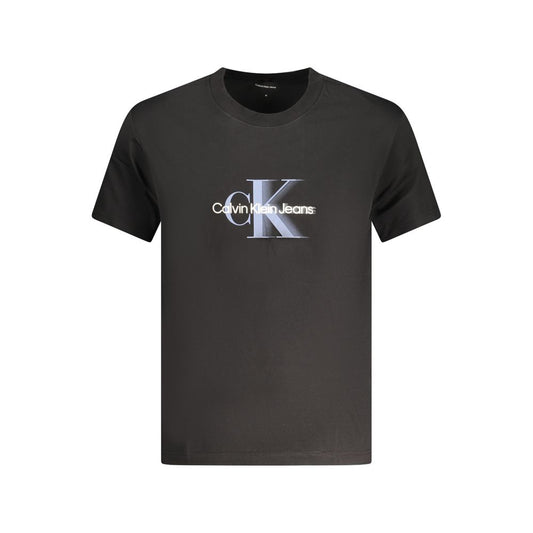 Calvin Klein Schwarz Baumwolle Männer TShirt