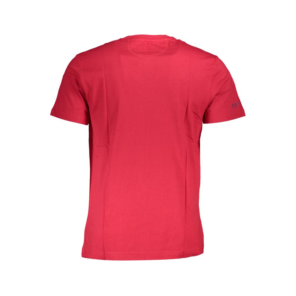 La Martina Rotes Baumwolle Männer T-Shirt