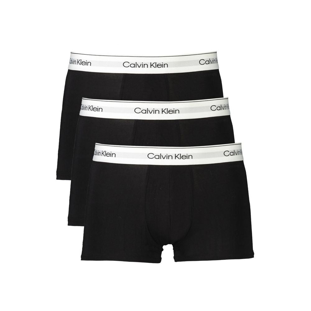 Calvin Klein Schwarz Baumwolle Männer Boxer Short