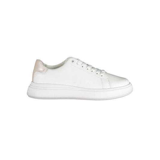 Calvin Klein Weißes Leder Damen Sneaker