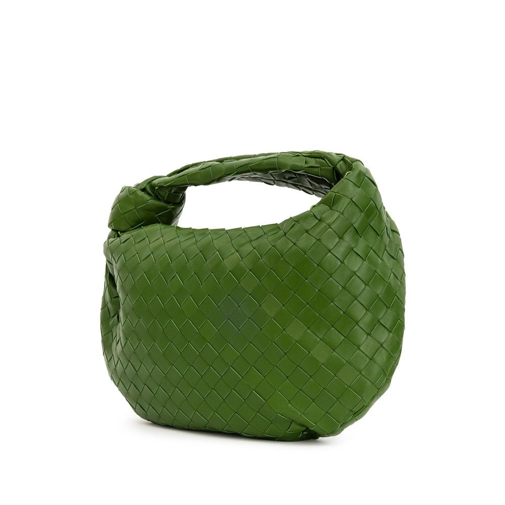 Bottega Veneta Grüne Lederhandtasche