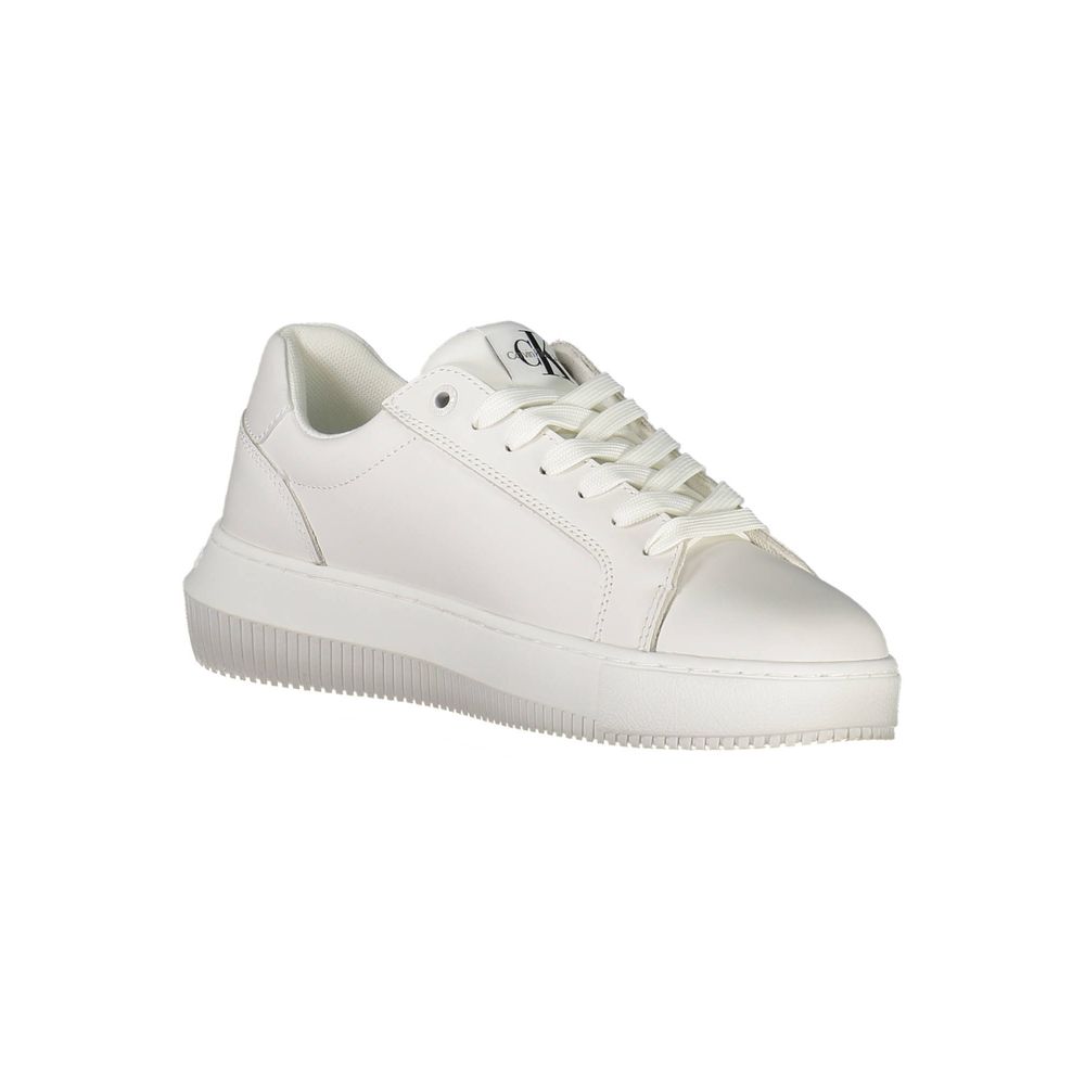 Calvin Klein Weißes Leder Damen Sneaker