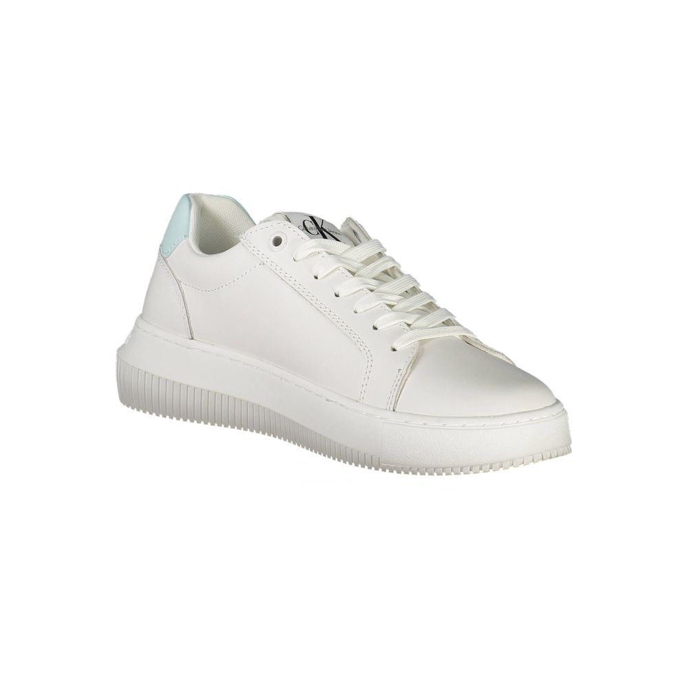 Calvin Klein Weißes Leder Damen Sneaker