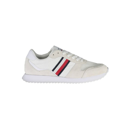 Tommy Hilfiger Weiß Polyester Männer Sneaker