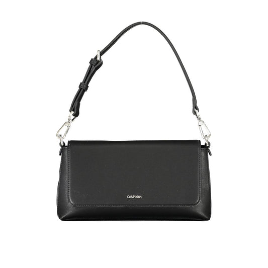 Calvin Klein Schwarze Polyester Handtasche