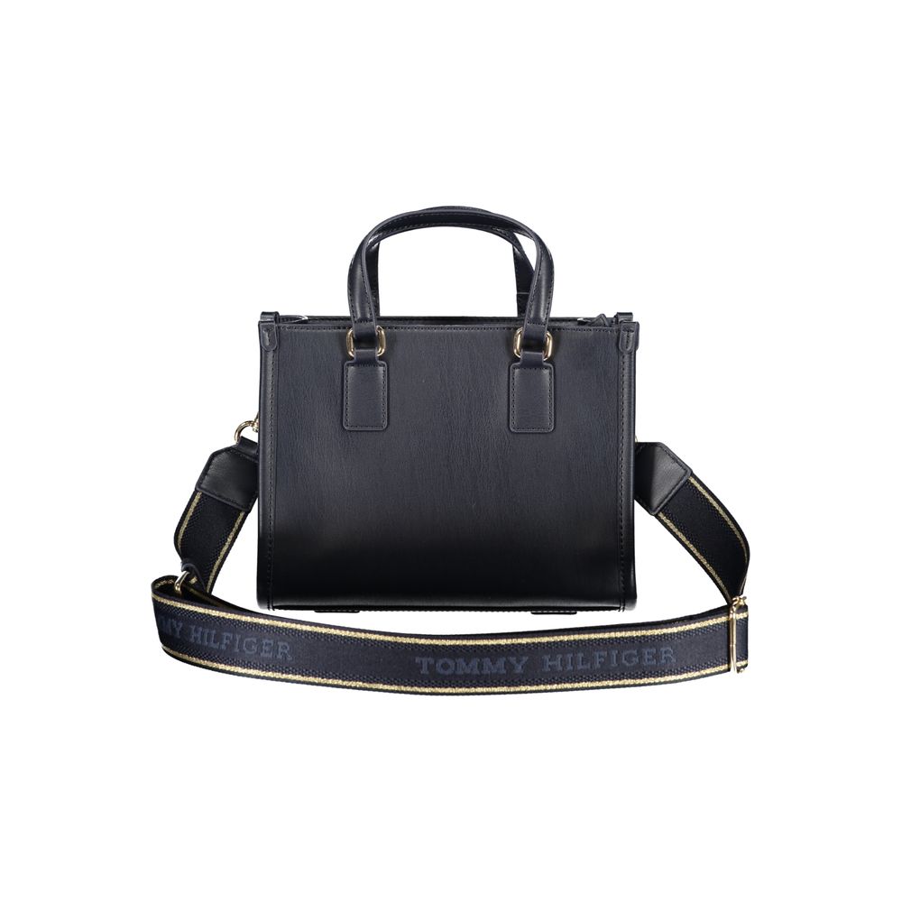 Tommy Hilfiger Blaue Polyethylen-Handtasche