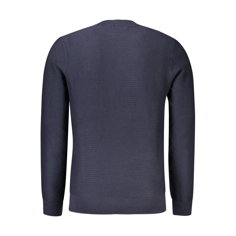 Hugo Boss Blauer Baumwollpullover für Männer